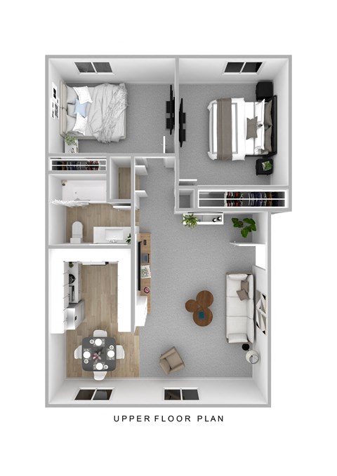 bedroom floor plan an in 1 bed 1 bath